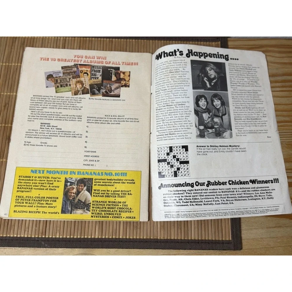 Bananas Charlie's Angels Want You! The Ultimate Teen Parody 1977 Cover Issue # 9